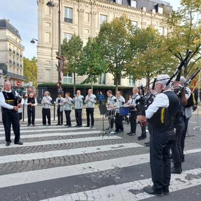 20 kms avec le bagad pariz