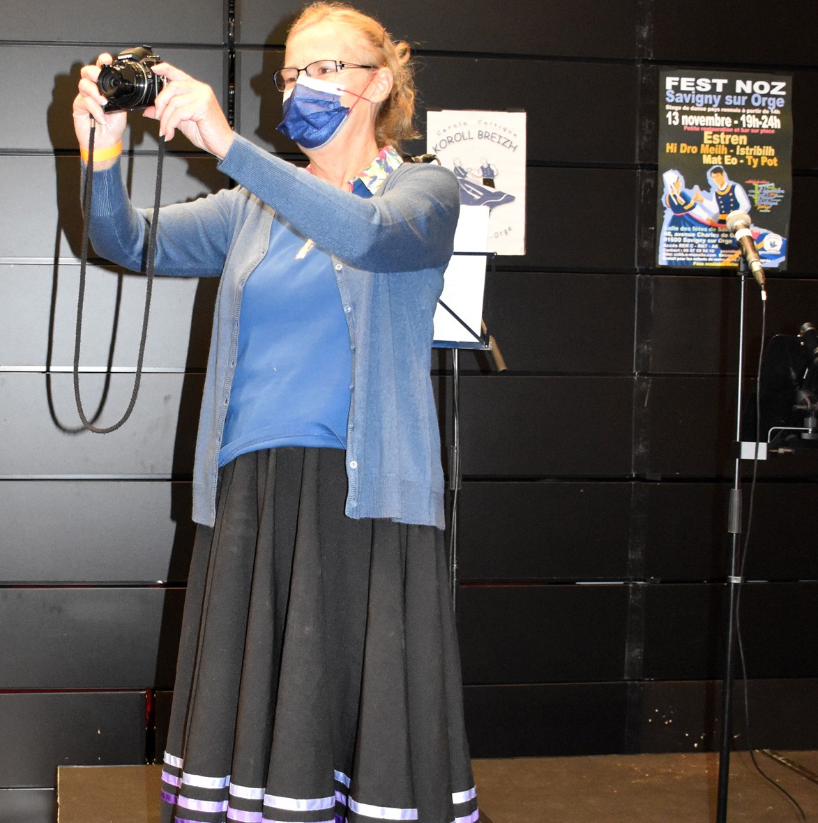Francoise prend des photos